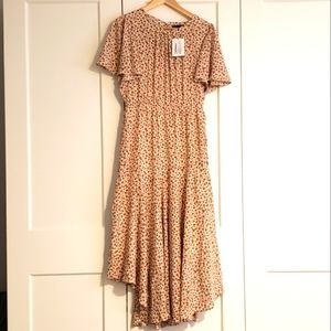 Wishlist Hyatt Asymmetrical Midi Dress